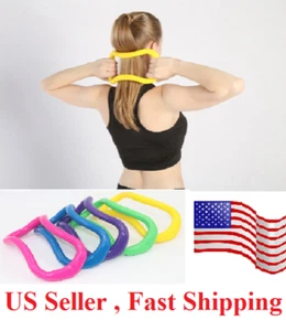 Yoga Circle Stretch Resistance zen Ring Pilates Fitness Workout Tools - Picture 1 of 2