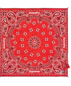 SUPREME ENO ISLANDER NYLON BLANKET RED SS22 - Picture 1 of 2