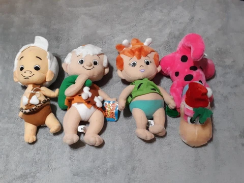 The Flintstones Plush Bamm Bamm Pebbles And Dino 4 Plushes Toy Factory Cover