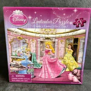 Cardinal 48-teiliges Puzzle "Disney Princess Lenticular Puzzle" - Neu  - Bild 1 von 6