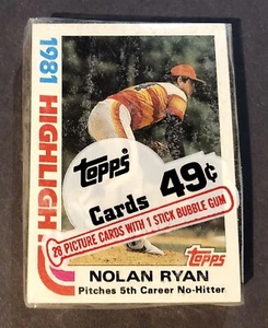 1982 Topps Baseball (28) Card Cello Pack - Ryan On Top - Ripken Rookie? - Picture 1 of 2