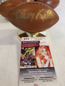 LEROY KELLY signed mini size football JSA COA BROWNS - Picture 1 of 3