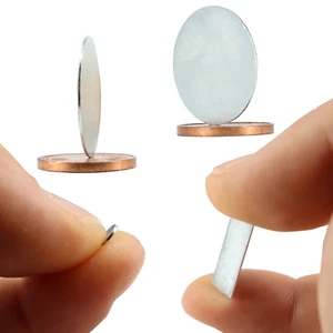 Neodym Magnete Mini Magnete Magnet Scheibe Rund Flach 0,5mm Quader Magnetscheibe - Bild 1 von 15