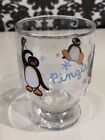 Pingu 9 Cm Glass Cup Kawaii Tableware Penguin Collection Rare Anime Picture Toy