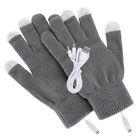 1Pair USB Heated Gloves Warm Constant Temperature Portable Touch Screen Glov ❤DB