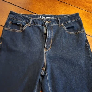 No Boundaries Jeans Womens Jrs 15 Mid Rise Skinny Dark Blue Denim - Picture 1 of 5