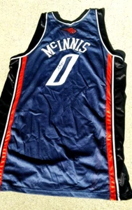 JEFF MCINNIS Charlotte Bobcats SIGNED + GAME USED NBA 2006-07 Basketball Jersey - Picture 1 of 3