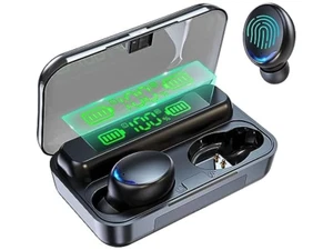 Wireless Earbuds with Large Charging Case and Phone Charging Function - IPX5 New - Picture 1 of 2