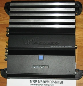 Alpine MRP-M450 Mono Amplificador de Potencia 1 Canal Subwoofer V-Power Amp + Manual - Imagen 1 de 9