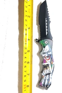 JOKER SPRING ASSISTED KNIFE 8.5" APPROX. 3.75 INCH BLADE JOKER CARD - Picture 1 of 5
