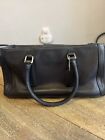 COACH BONNIE'S LEGACY Vintage Black Leather Tote Bag Handbag Purse 9419