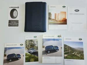 2017 LAND ROVER RANGE ROVER SPORT  OWNERS MANUAL SET OPERATORS BOOKS CASE - Picture 1 of 6