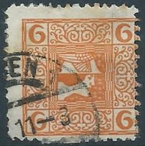 1908-10 AUSTRIA USATO GIORNALI TESTA DI MERCURIO 6 H - A110 - Picture 1 of 1