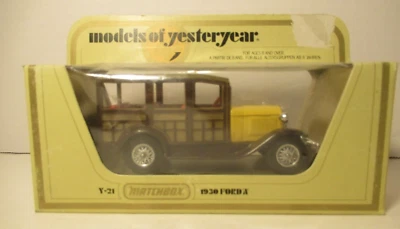 Vintage 1978 Matchbox Car Models of Yesteryear Y-21 1930 Ford A 1:40 Scale - Image 1 of 4