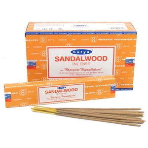 6 Packs Satya Original Nag Champa Incense Sticks Joss Insense Genuine Sandalwood - Picture 1 of 3