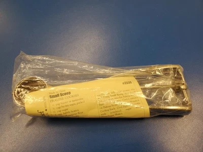 Cuchara pequeña de acero inoxidable para chef mimado 1 cucharada de galletas nueva en paquete Foto 1 de 2