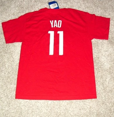 Camiseta Yao Ming Niños Jóvenes Adidas De Colección Houston Rockets Dos Lados Talla Grande Nueva Foto 1 de 3