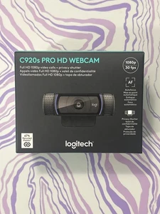 Logitech 1080p C920s Pro Kamera internetowa HD 1080p Wideo + Migawka prywatności - Zdjęcie 1 z 4