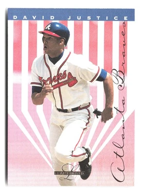 1995 Leaf Limited #95 David Justice - Image 1 of 2