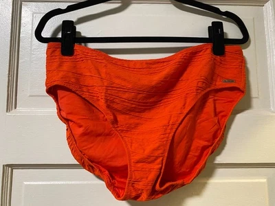 Fantasie Beach Waves Women’s Orange sz XL Mid Rise Brief Swimsuit Bottom - Image 1 of 4