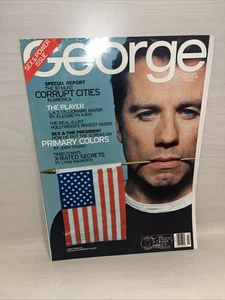 JOHN TRAVOLTA, GEORGE Magazine JFK Jr. MAR. 1998 SEX & POWER ISSUE - Picture 1 of 4