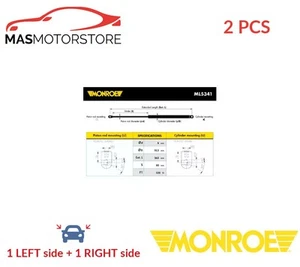 TAILGATE BOOT STRUTS SET REAR MONROE ML5341 2PCS P NEW OE REPLACEMENT - Picture 1 of 5