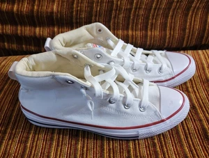 Scarpe alte Converse uomo Chuck Taylor All Star taglia 9 bianco ottico M7650 - Foto 1 di 10
