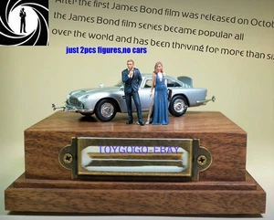 TOY 1/43 1/64 figure Cold War Spy Couple  Handsome & Sexy Agent Duo - Picture 1 of 4