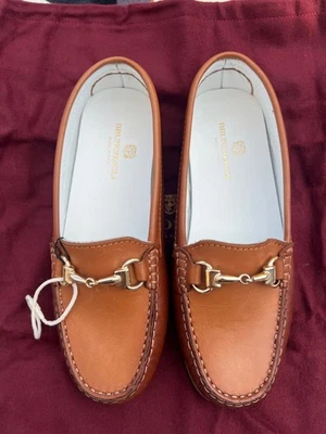 MOCASÍN BRUNO MAGLI WM 7.5 EMILIA BIT COÑAC NUEVO CON BOLSA PARA EL POLVO Foto 1 de 4