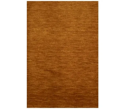 Orange Solid Design Hand-Loomed 2x3 Gabbeh Wool Rug Home Decor Carpet - Image 1 of 4