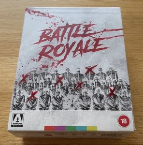 Battle Royale 4K UHD Limited Edition 5 Disc Set Inc Book, Soundtrack & Cards - Picture 1 of 7