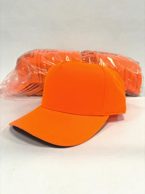 Gorra de béisbol Otto Cap 31-069 perfil medio 5 paneles Snapback - naranja neón Foto 1 de 4