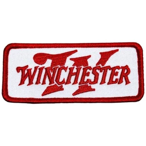 Winchester Old School Firearms Embroidered Patch - iron on sew on 4"x 2" - Picture 1 of 2