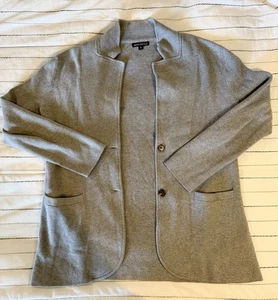 J Crew Mercantile | Damen 100% Baumwolle Pullover Blazer Heather Dusk - Medium - Bild 1 von 6