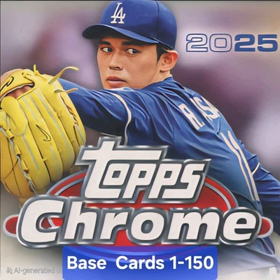 Juego de descuento a granel 2025 Topps cromadas 151-300 tarjetas base tu elección constructor MC15 Foto 1 de 2