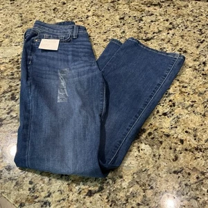 Women's LC Lauren Conrad Jeans Size 6 Feel Good Mid Rise Barely Bootcut - Picture 1 of 10