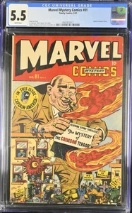 Marvel Mystery Comics #81 CGC 5,5 páginas blancas - Imagen 1 de 2