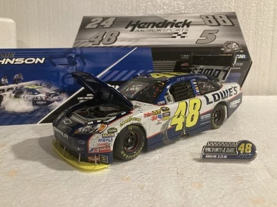 ДЖИММИ ДЖОНСОН 2010 РЕДКАЯ NO48 LOWE'S/BRISTOL WIN ГОНОЧНАЯ ВЕРСИЯ IMPALA SS 1/24 CWC - Изображение 1 из 4
