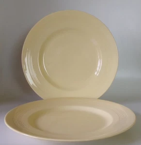 TWO WOODS WARE JASMINE 225mm PLATES   VERY GOOD CONDITION - Picture 1 of 2