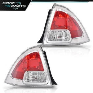 Fit For 2006 2007 2008 2009 Ford Fusion Chrome Tail Lights Brake Lamps - Picture 1 of 15