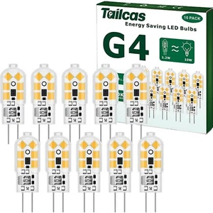 G4 Led Birne Warmweiss, 1.2W 12V Lampen, Ersatz für 10W Halogenlampen, 120lm ... - Bild 1 von 9