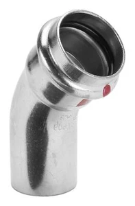 Viega Bogen Prestabo 1126.1 42 mm, 45 Grad, Stahl unlegiert, SC-Contur,... - Bild 1 von 1