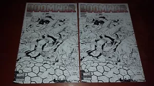 Doomwar #1 2nd Print x2 Sketch Variant Marvel Comics 2010 HTF Doctor Doom - Picture 1 of 9