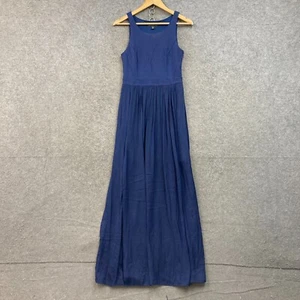 Forever New Dress Womens 10 Blue Maxi Sleeveless Slit Zip Party Formal 47325 - Picture 1 of 12