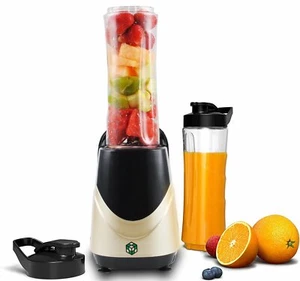 Licuadora personal exprimidor batidora de jugo batidora 2 botellas portátiles 300 W - Imagen 1 de 10