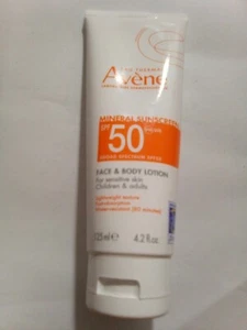 Avene Mineral Sunscreen Face & Body Lotion SPF 50 4.2fl.oz Exp. 04/25 - Picture 1 of 1