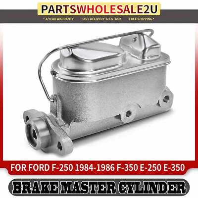Cilindro mestre de freio com reservatório para Ford F-250 F-350 E-350 Econoline 84-86 - Imagem 1 de 4