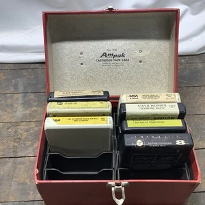 Custodia nastro cartuccia vintage Ampak #810 con 7 nastri 8 tracce Black Sabbath - Foto 1 di 24