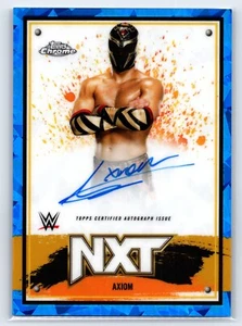 2025 Topps Chrome Sapphire WWE Axiom NXT Auto NXT-AXM - Bild 1 von 2