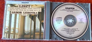 HUNGAROTON HCD 12562-2 LISZT ORGAN MUSIC CD LEHOTKA (1985) JAPAN NO BARCODE - Bild 1 von 2